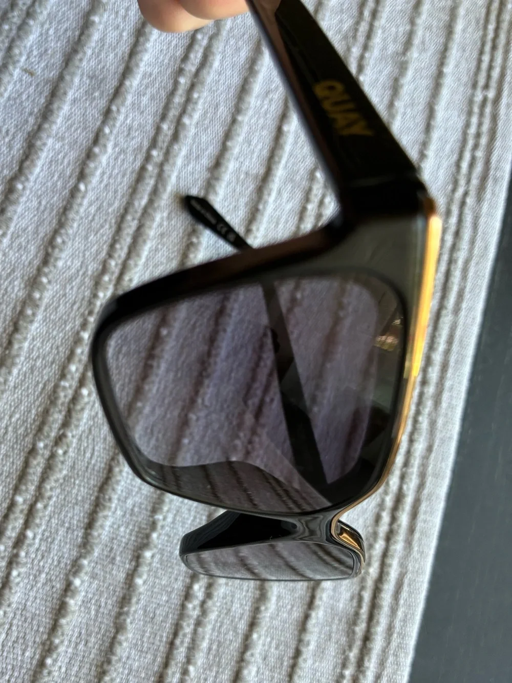 Quay Top Shelf Women’s Sunglasses — Glossy Black Frame
